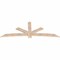 Ekena Millwork Alberta Smooth Timber Gable Bracket, Douglas Fir, 96"W x 36"H x 1 1/2"D x 5 1/2"F, 9/12 Pitch GBW096X36X0206ALB00SDF - alternate 3